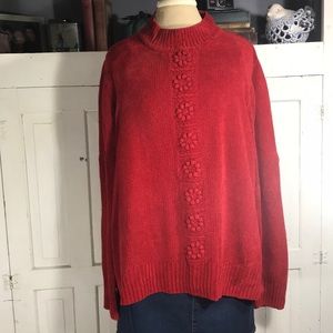 VINTAGE oversized red White Stag sweater sz large